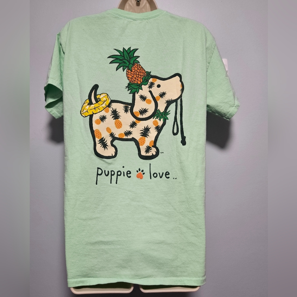 Puppie Love Shirt  Medium